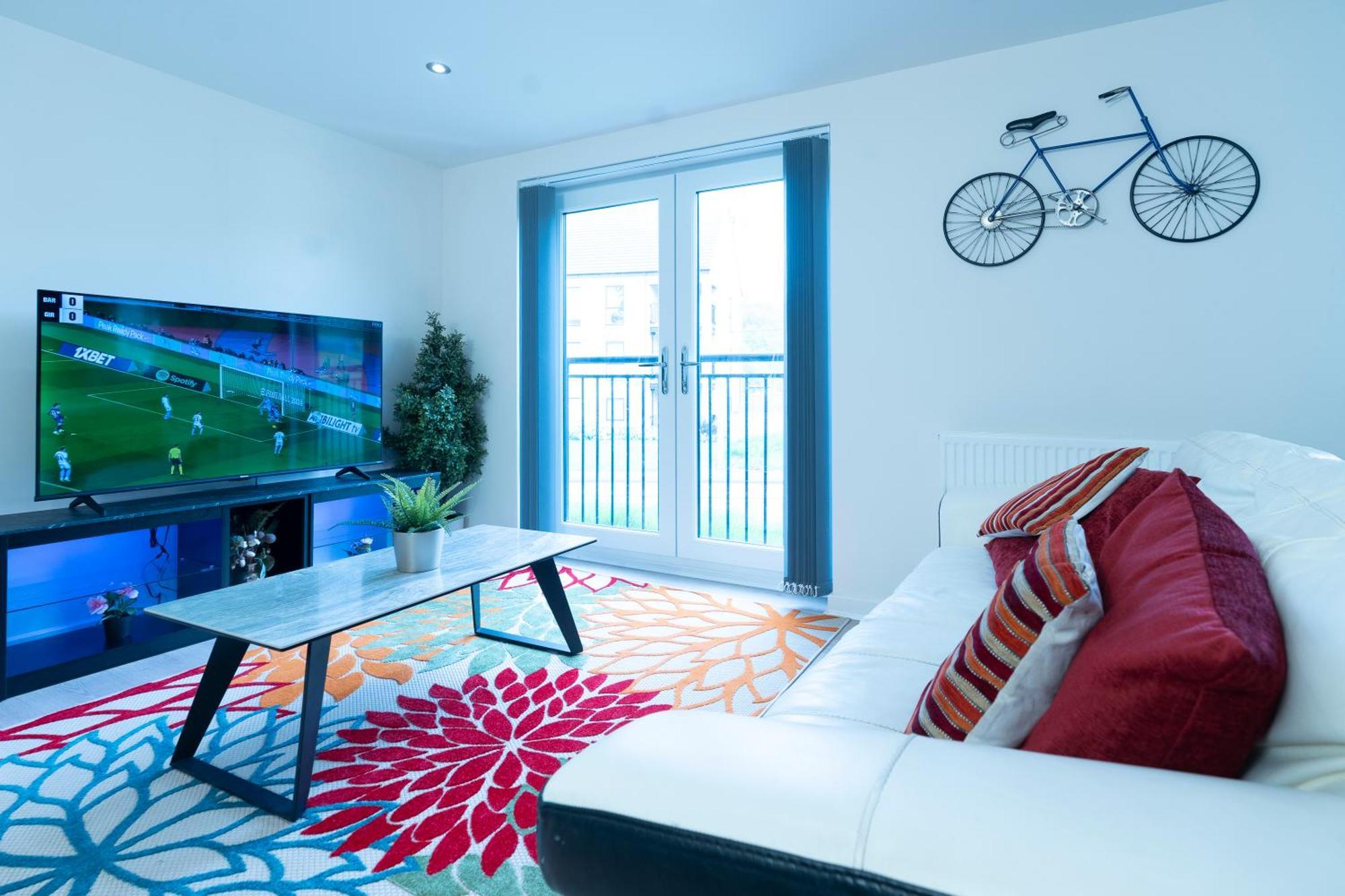 Luxury Ground Floor 2 Bedroom Apartment Free Wifi & Parking Sheffield Luaran gambar