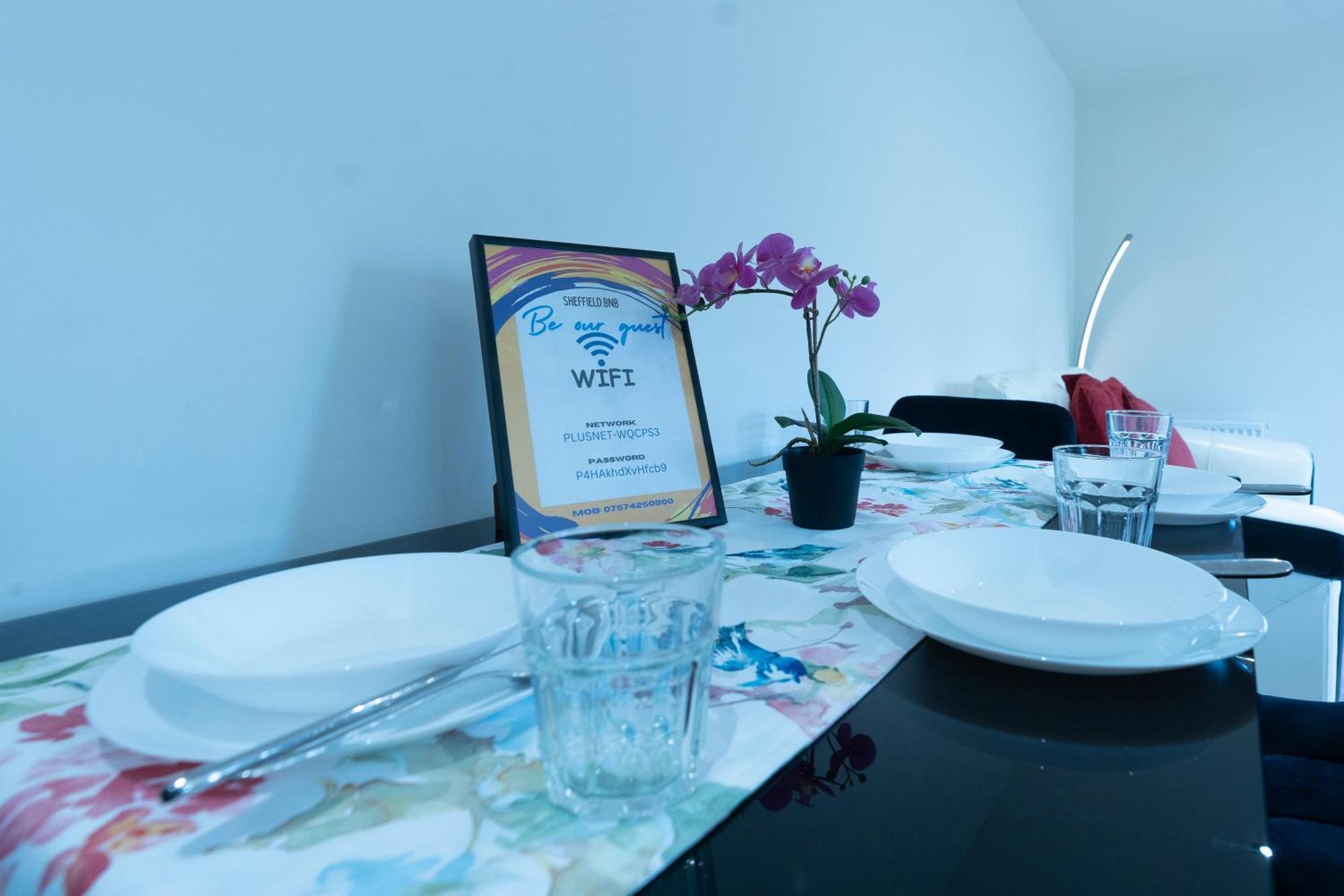 Luxury Ground Floor 2 Bedroom Apartment Free Wifi & Parking Sheffield Luaran gambar