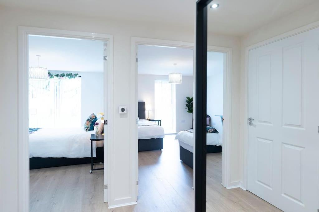 Luxury Ground Floor 2 Bedroom Apartment Free Wifi & Parking Sheffield Luaran gambar